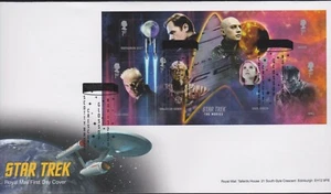 2020 - Star Trek MS FDC - Scotty Brooke Crescent, Glossop Pmk - Sent Post Free - Picture 1 of 3
