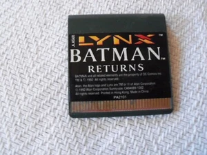 Batman Returns Atari Lynx 1992 Video Game Cartridge Only TESTED - Picture 1 of 2
