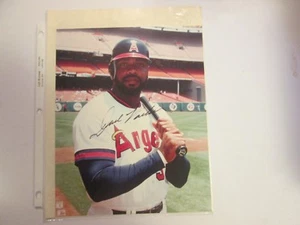 Autografo 8 by10 Dave Parker California Angels con certificato di autenticità - Foto 1 di 2