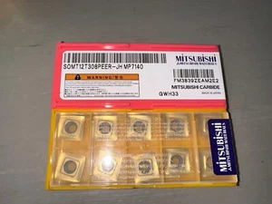 INSERTOS DE CARBURO MITSUBISHI CANTIDAD 10 SOMT12T308PEER JH MP7140 - Imagen 1 de 1