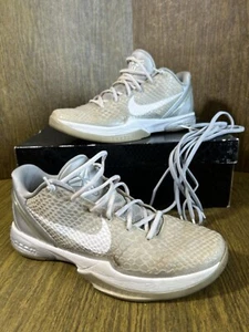 NIKE Zoom KOBE VI Metallic Silver 429659 102 Kobe 6 Mamba Skin Men’s 12 w/ Box - Picture 1 of 11