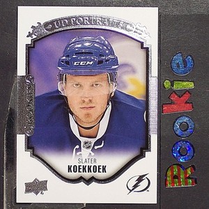 SLATER KOEKKOEK  2015-16  UD Portraits  ROOKIES  #P91  Tampa Bay Lightning