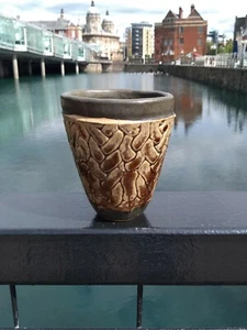 Studiokeramik Vase, Potters Mark, JS - Bild 1 von 9