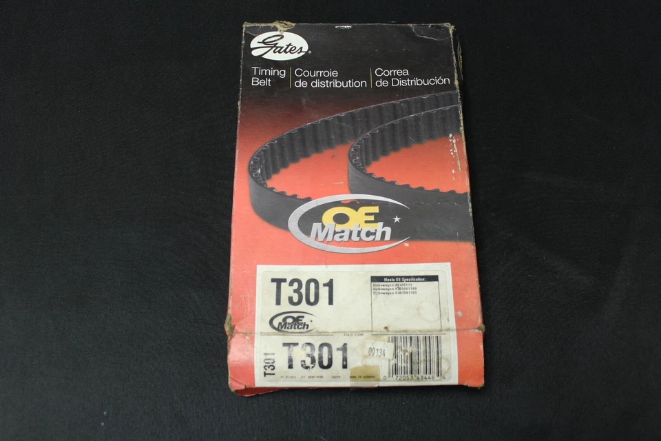 Correa de distribución Gates T301 para Volkswagen Beetle 98-01 1,9 L diésel Foto 1 de 4
