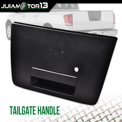 906067S200 Tailgate Rear Gate Door Handle Fit For Nissan Titan 2004-2012 Black J - Image 1 of 4