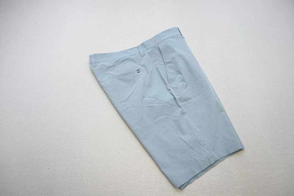 Travis Mathew Golf Shorts Blue Flat Dry Fitting Stretch Athletic Mens Size 42 - Image 1 of 4