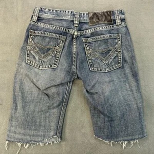 Rock & Roll Cowboy Jeans Shorts Cutoffs Herren Größe 30 Pistole - Bild 1 von 9