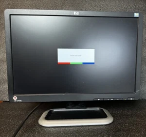 HP L1908W 19" Pulgadas Pantalla Ancha LCD TFT Panel Monitor Entrada VGA GRADO B+VGA CABLE - Imagen 1 de 14