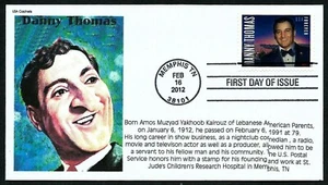 USA, SCOTT # 4628, USA CACHETS FDC COVER - HOLLYWOOD COMEDIAN DANNY THOMAS 2012 - Picture 1 of 1