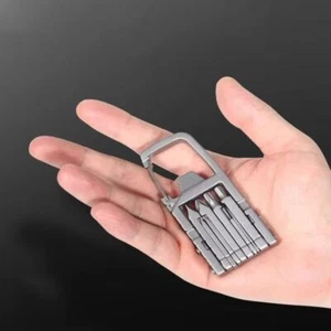 10-in-1 10 in 1 Keychain Multitool EDC Bottle Opener Portable Outdoor - Picture 1 of 12