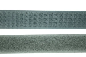 Velcro gris claro 20-100 mm de ancho cada 1 m Velcro Gancho y esponjoso - Imagen 1 de 1