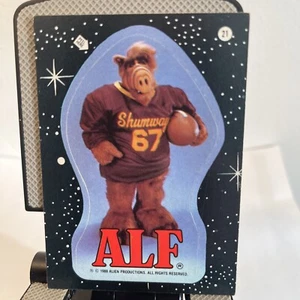 Jb100b Alf 1988 Topps Alien Productions #21 Shumway Football Sticker Puzzle - Picture 1 of 3