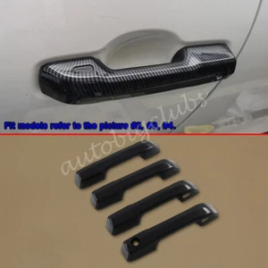 For Toyota Tundra 2022-2023 Carbon Fiber Door Handle Cover Trim Accessories - Picture 1 of 6