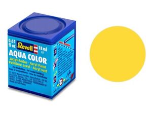 Revell 15 jaune mat peinture acrylique Aqua Color - 18ml - REVELL 36115