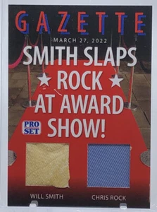 💥WILL SMITH/CHRIS ROCK WORN RELIC 2022💥LEAF PRO SET GAZETTE💥THE SLAP💥LE /455 - Picture 1 of 2