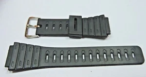 Nuevo de Lote Antiguo Reloj Pulsera Kreisler Correa Deportiva Negra 18 mm Extremos Ajustados E10 - Imagen 1 de 6