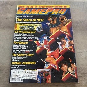GamePro Magazine Issue 55 W/ Poster February 1994 Empire Strikes Back Star Fox - Picture 1 of 11
