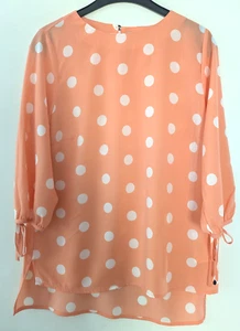 Designer Bluse m. Polka Dots, 3/4 Arm, HSE, THOM by Thomas Rath, GR 36 NEUWERTIG - Bild 1 von 10