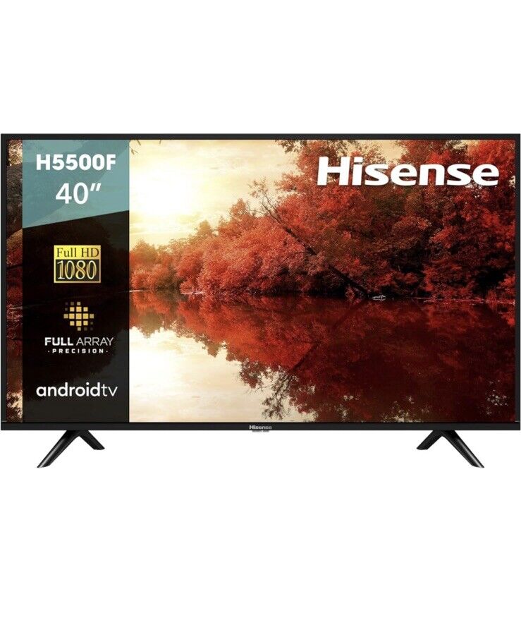 Hisense 40-Inch 40H5500F Class H55 Smart TV with Voice Remote (Brand New). Available Now for $229.00