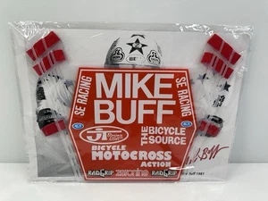 Seltenes ZeroNine BMX Racing Mike Buff Airflow Stadium Nummernschild rot USA 67/100 - Bild 1 von 3