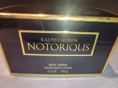 Retirado Difícil de Encontrar! Crema corporal Ralph Lauren Notorious 5,3 OZ nueva sin sellar en caja  Foto 1 de 4