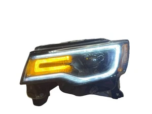 OEM 2017-2021 Jeep Grand Cherokee Driver Side LED Xenon Headlight Lamp #A368 - Picture 1 of 10