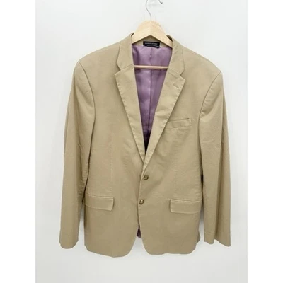 Tommy Hilfiger Hombre Beige Blazer Chaqueta Talla 42 Mezcla Algodón Abrigo Deportivo Foto 1 de 4