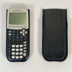 Texas Instruments TI-84 Plus Graphing Calculator Tested Working W/Cover - Picture 1 of 8