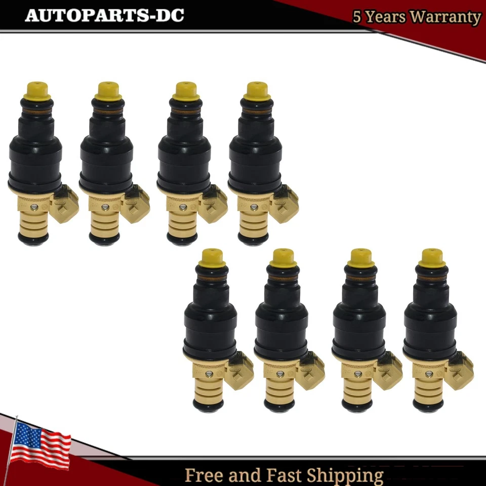 Inyectores de combustible 8 piezas para Porsche 928 1985-1986 5,0 L 0280150706 92860612000 Foto 1 de 4