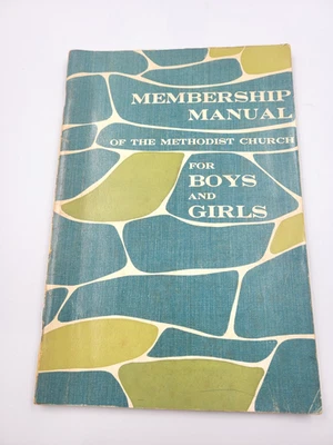 1964 Methodist Church Membership Manual for Boys & Girls – Vintage Book - Image 1 of 4
