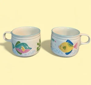 VTG Studio Nova Barrier Reef Coffee Cups Mugs Beach Fish Ocean (KT324) - Picture 1 of 8