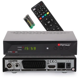 RED OPTICUM Nytro Box Plus ricevitore ibrido - ricevitore DVB-C e DVB-T2 con PVR - Foto 1 di 5