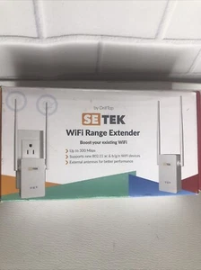 Amplificador de alcance WiFi 300 mbps blanco enchufe toma - Imagen 1 de 7