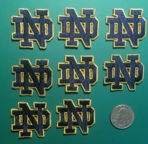 Notre Dame patches ND patch fighting irish patch notre dame college patch 8 pcs. - Picture 1 of 6