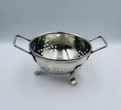 Colador colador Cartier vintage de plata de ley pequeño novedad Foto 1 de 4