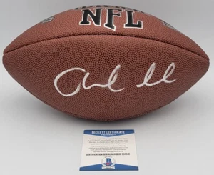 ANDREW LUCK INDIANAPOLIS COLTS STAR LEGEND QB REPLICA SIGNED FOOTBALL BECKETT - Picture 1 of 3
