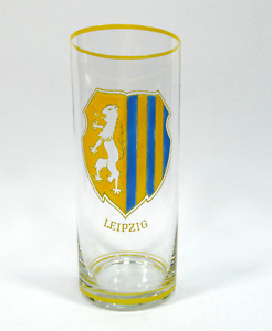 Glas Wappen Leipzig Emaillefarben B-558
