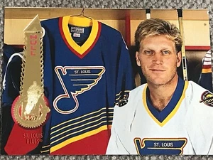 1994-95 Pinnacle #450 Brett Hull St. Louis Blues - Picture 1 of 2