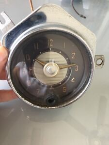 1952 1953 DeSoto ? Clock Geo Borg Corp Vintage Rat Rod Mopar 6v