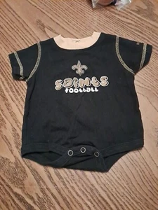 Bebé One Piece NFL Saints Fútbol Talla 0-3 Meses - Imagen 1 de 1