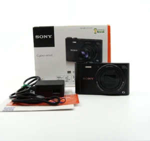 Sony Cyber-Shot WX350 18.2MP Digital Camera - Black - Picture 1 of 9