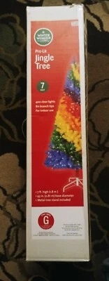 WINTER WONDER LANE PRE LIT Christmas RAINBOW TREE 7FT 400 LIGHT BRAND NEW!! - Image 1 of 4
