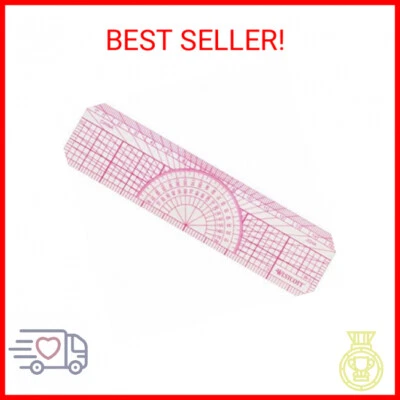 Westcott Protractor Ruler, 6", 15cm, Transparent (W-5)
