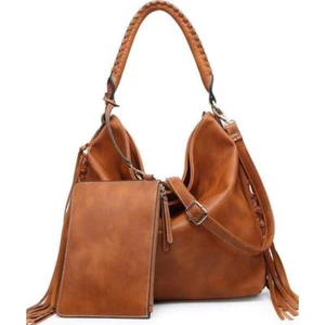 MT2159-5 TN Exquisite Fringe Hobo Bag with Pouch - Bild 1 von 11