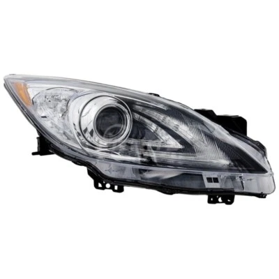 Nueva lente y carcasa de lámpara de cabeza oculta lateral del pasajero derecho para Mazda 3 2010-2013 Foto 1 de 4