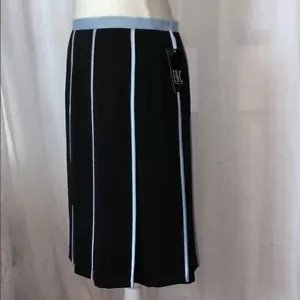 INC International A Line Pleaded Midi Career Skirt Size 8 NWT Retail $ 79.00 - Picture 1 of 7
