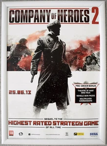 Company of Heroes 2 SELTENER STCK. 42 cm x 59 cm Werbe-Poster - Bild 1 von 1