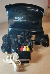 REACTOR Sega MEGA DRIVE At Games Gaming Console Bundle Working #743A - Picture 1 of 5