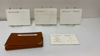 2000 Jaguar S-Type Genuine OEM Owner's Manual w/ Supplements - Free Shipping - Image 1 of 4