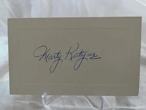 Marty Kutyna signed vintage 3x5 - Kansas City Athletics 1959-62 - Picture 1 of 1